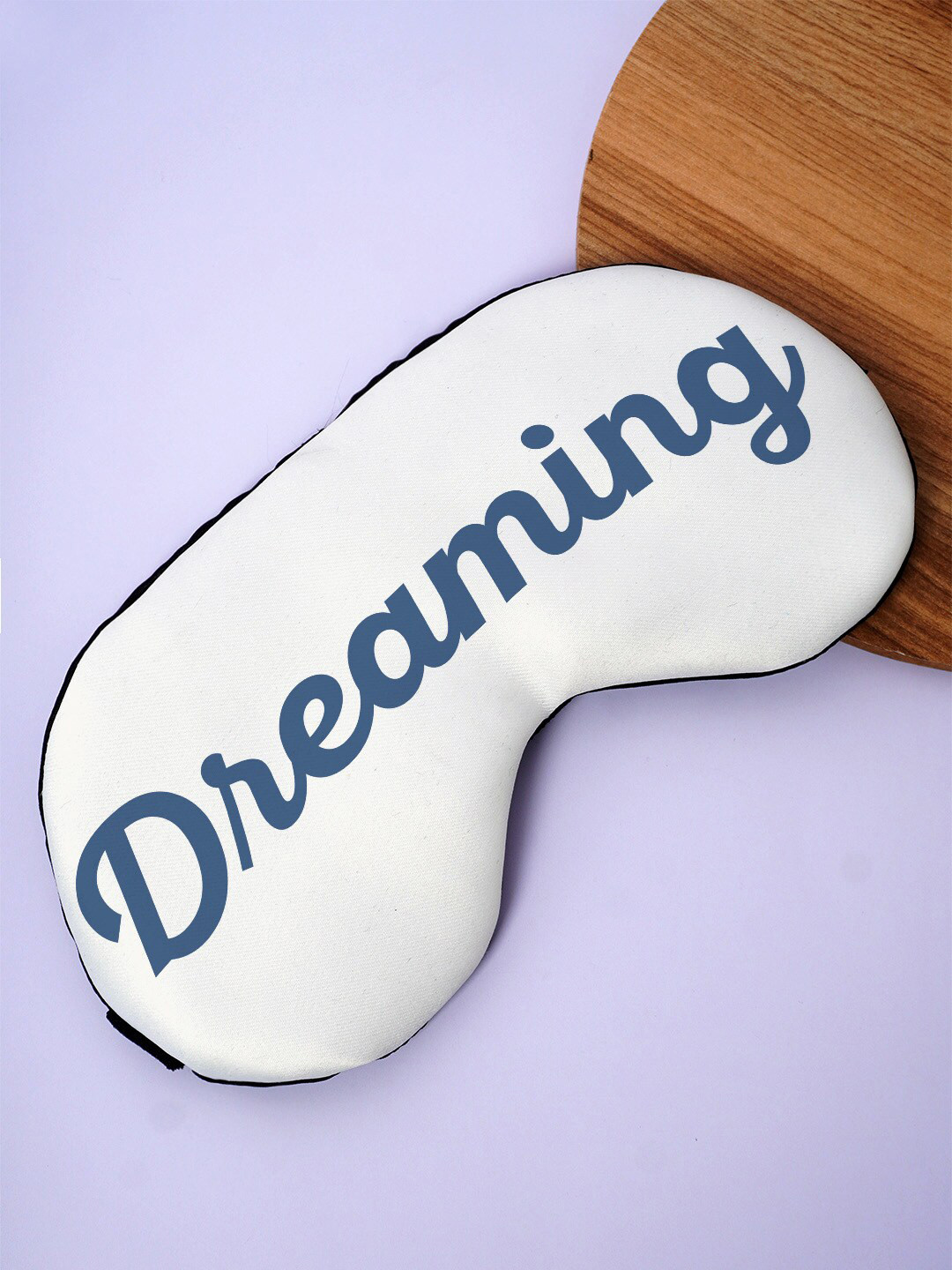 Buy Crazy Corner Dreaming Printed Black Out Fabric Eye Mask Travel