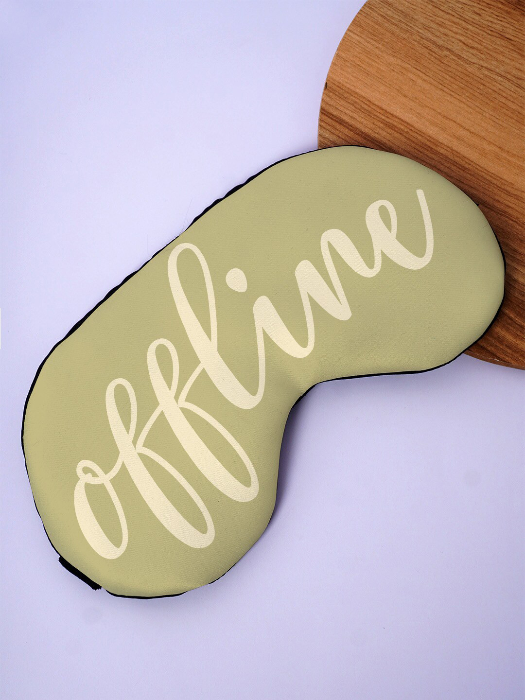 Buy Crazy Corner Offline Printed Black Out Fabric Eye Mask Travel