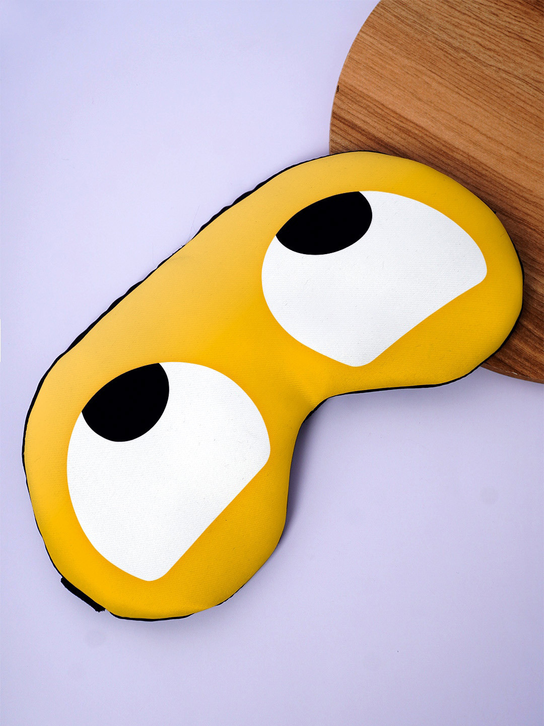 Buy Crazy Corner Whatever Emoji Printed Black Out Fabric Eye Mask