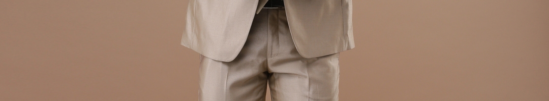 Buy Louis Philippe Men Beige Slim Ultra Fit Party Suit - Suits for Men 2231408 | Myntra