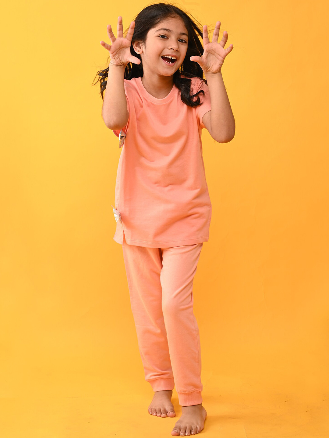 Buy Anthrilo Girls Pure Cotton T Shirt With Pyjamas Set Night Suits buy-anthrilo-girls-pure-cotton-t-shirt-with-pyjamas-set-night-suits