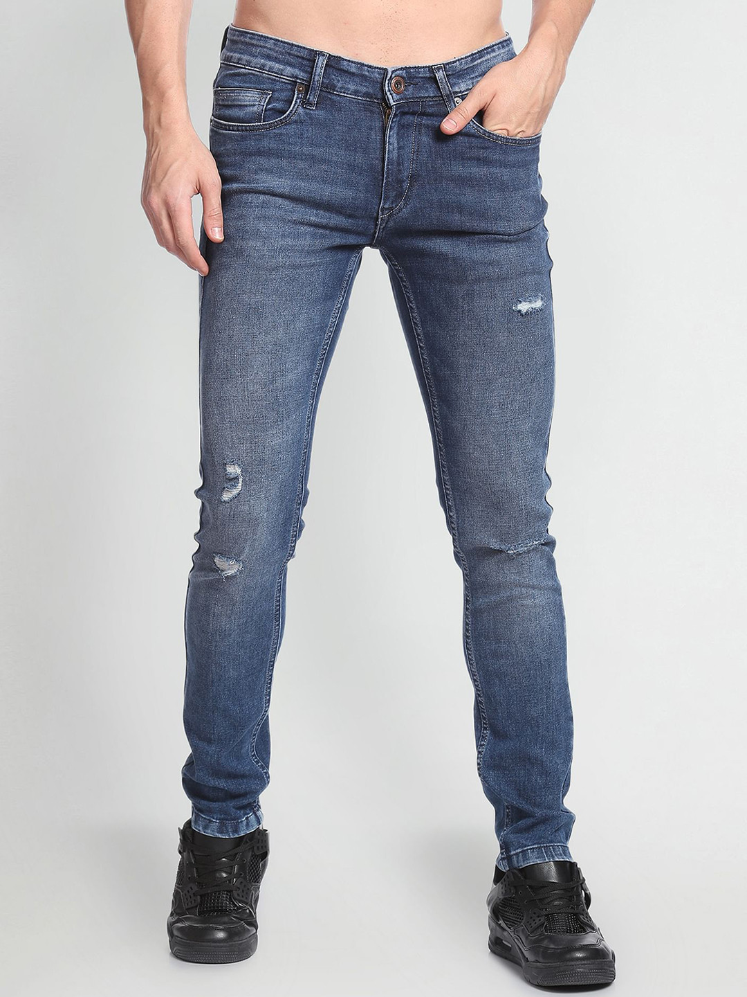 9648 Blue Skinny Fit Jeans