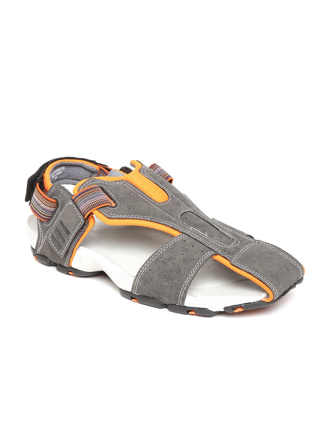 Buy Bata Men Charcoal Grey Flash Sports Sandals Sports Sandals for