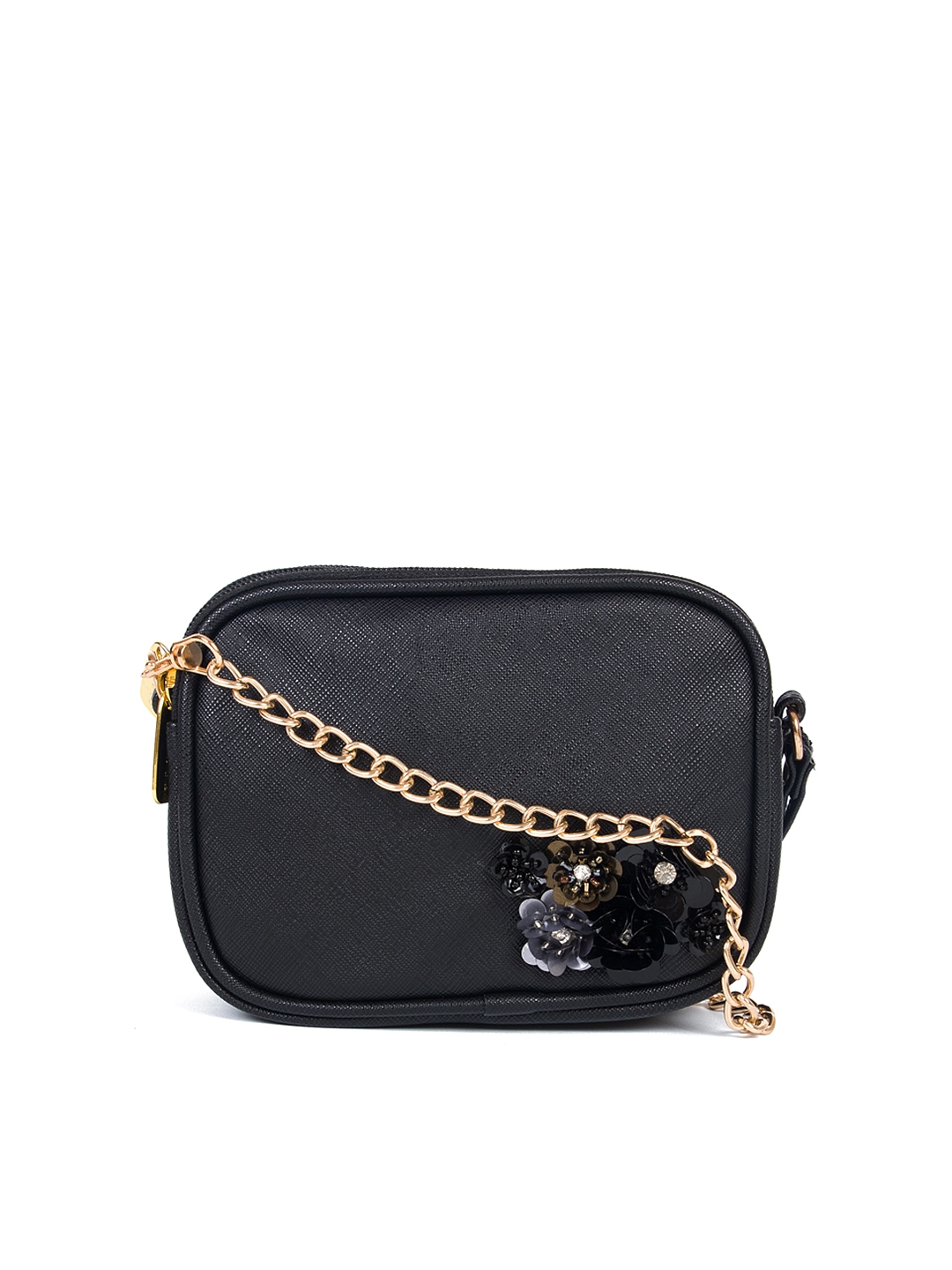 Buy Pipa Bella Black Solid Sling Bag - Handbags for Women 2233234 | Myntra