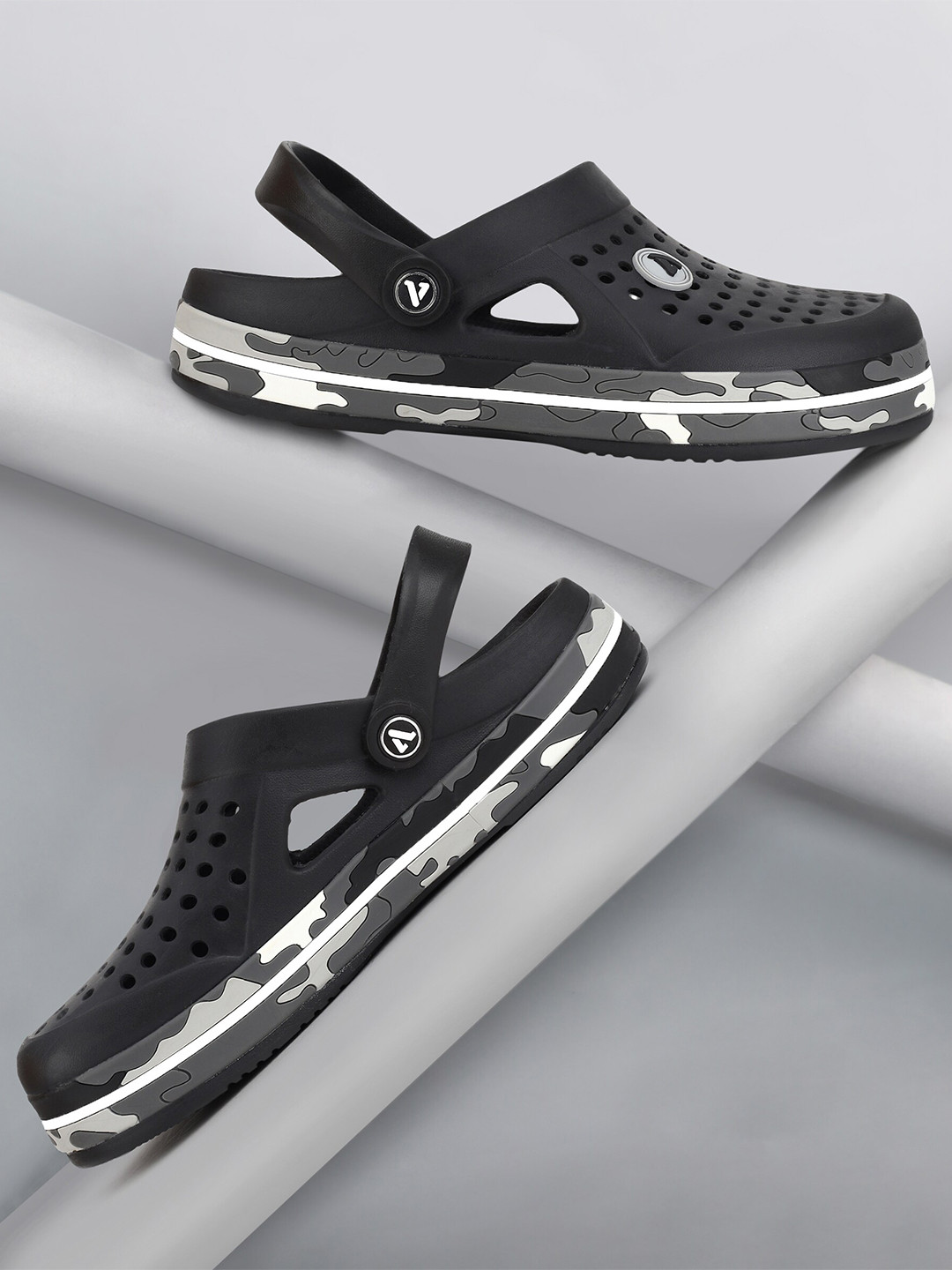 Buy Aqualite Men Round Toe Slip On Clogs Sandals for Men 22337686