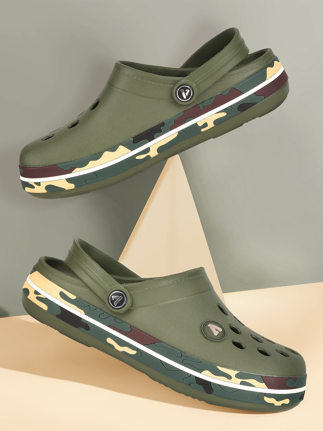 Buy Aqualite Men Round Toe Slip On Clogs Sandals for Men 22337692