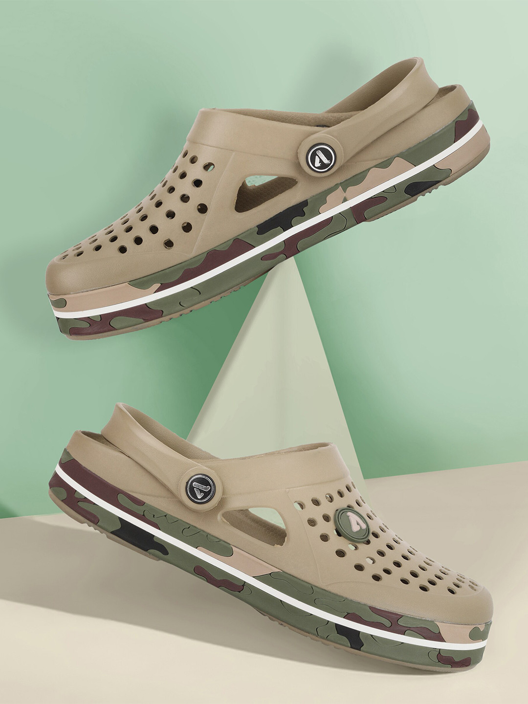 Buy Aqualite Men Round Toe Slip On Clogs Sandals for Men 22337694