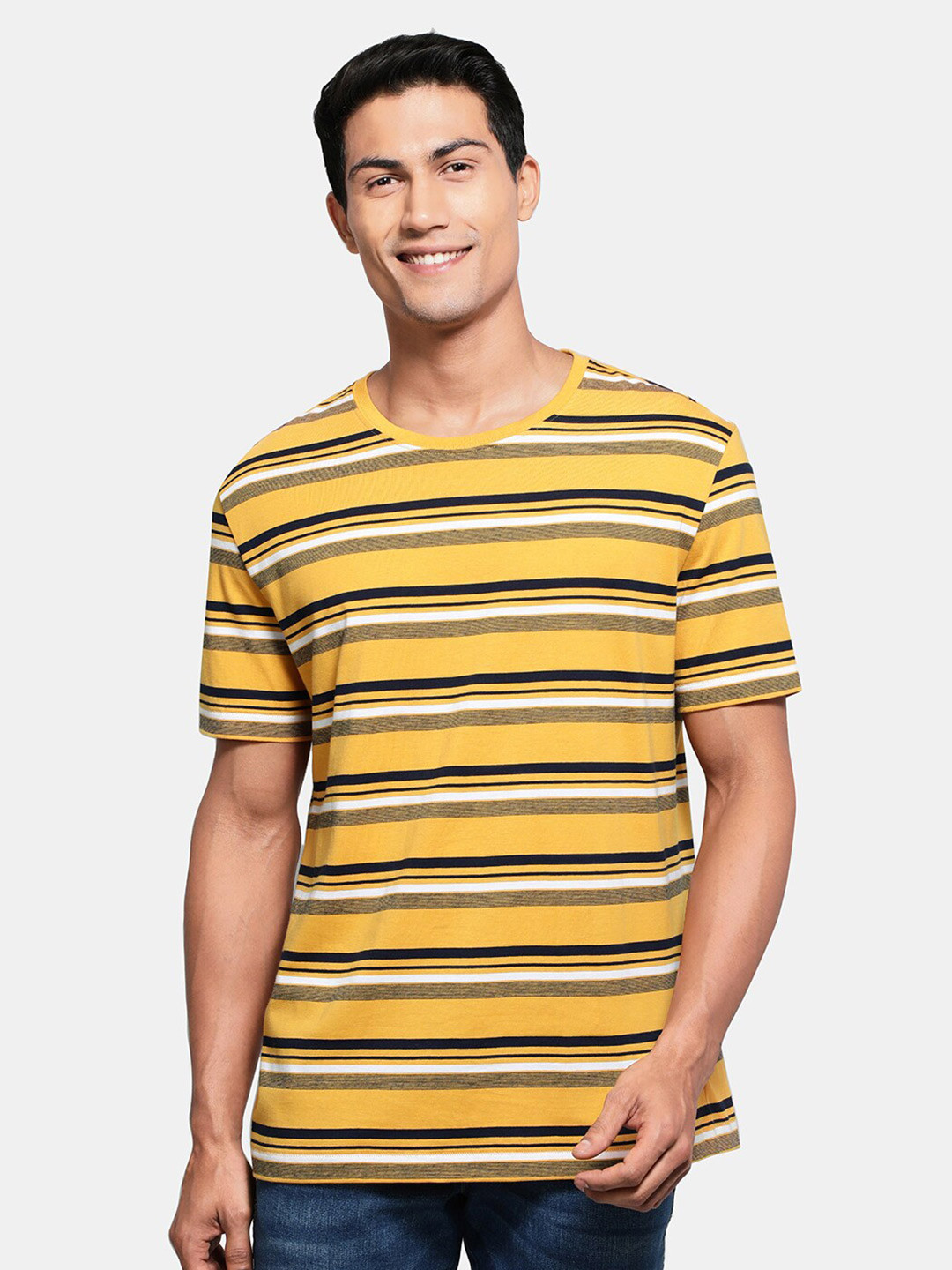 Buy Jockey Striped Cotton T Shirt Tshirts for Men 22338678 Myntra