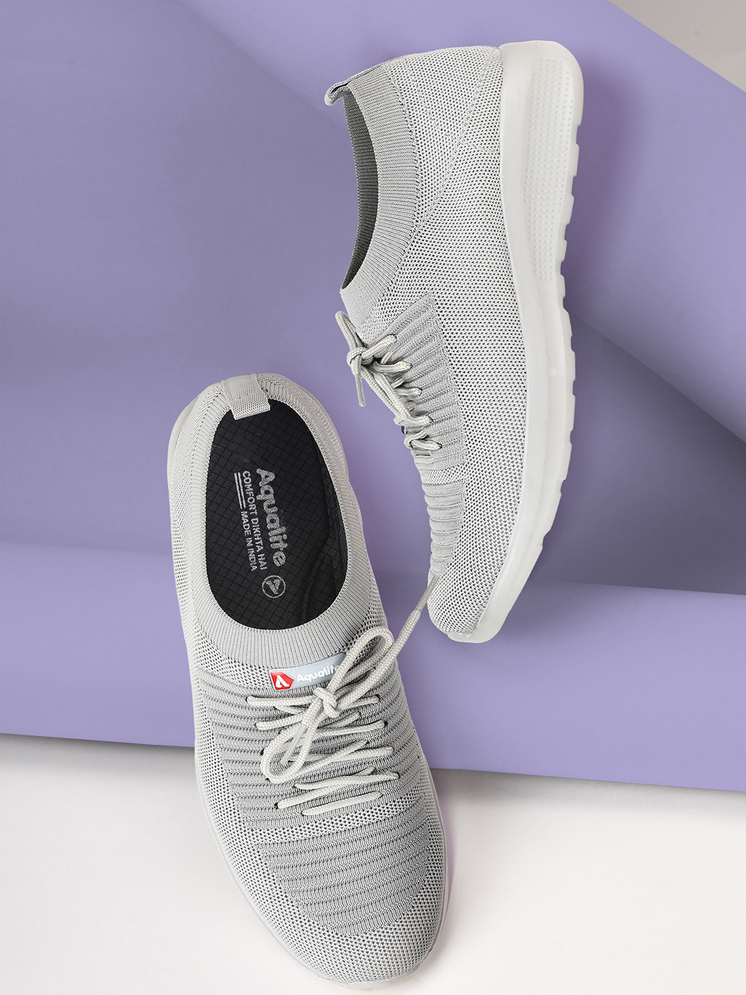 Buy Aqualite Men Elastic Fit Technology Non Marking Walking Sports