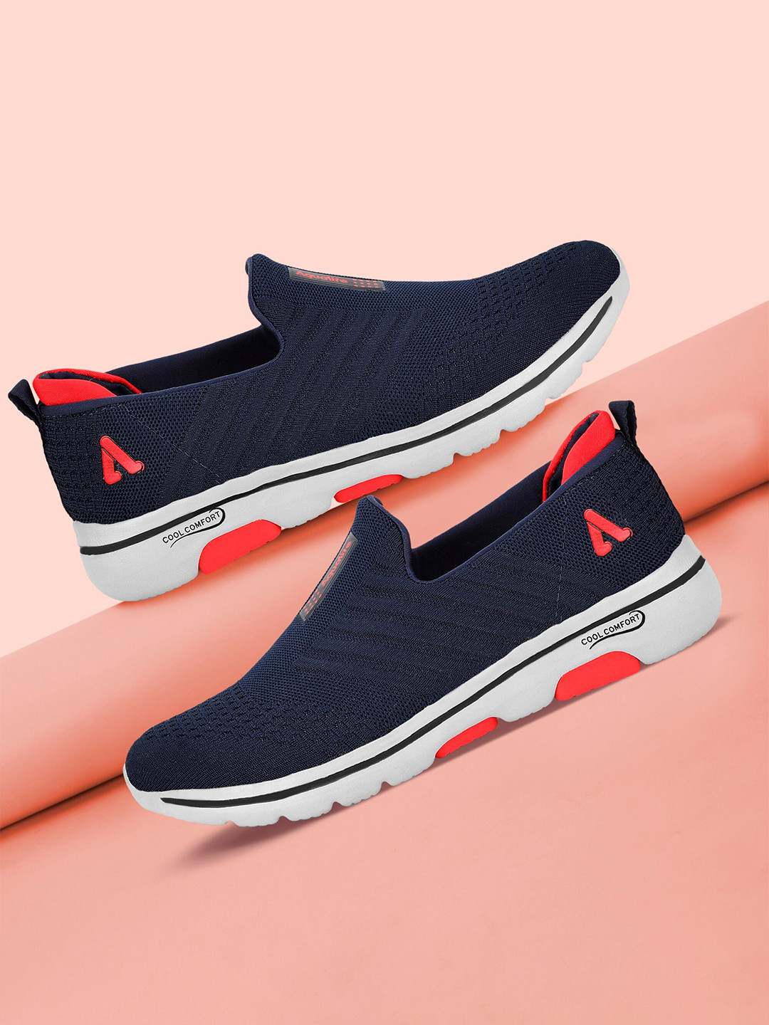 Buy Aqualite Men Elastic Fit Technology Non Marking Walking Sports