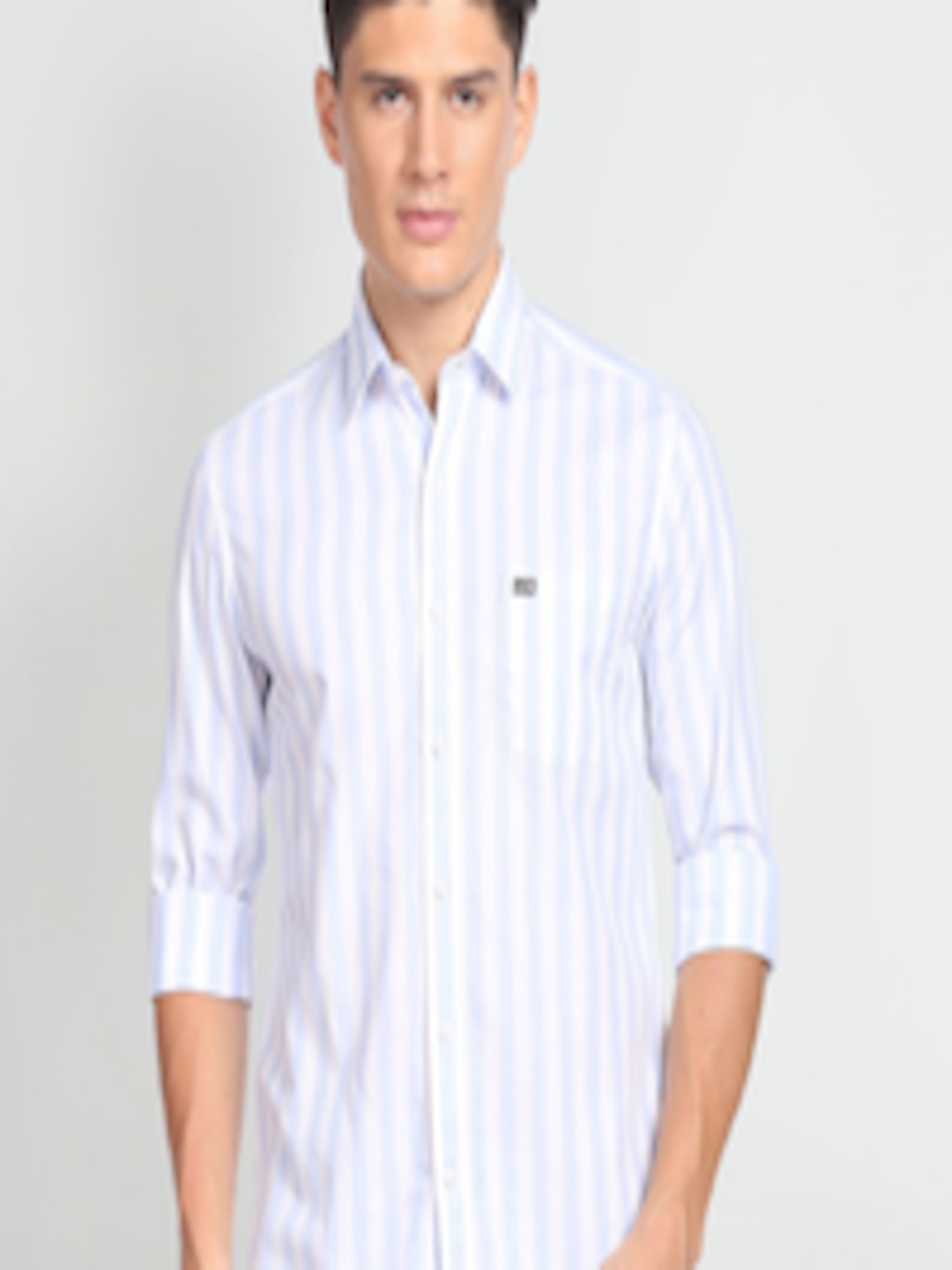 Buy Arrow Sport Striped Slim Fit Cotton Casual Shirt - Shirts for Men ...