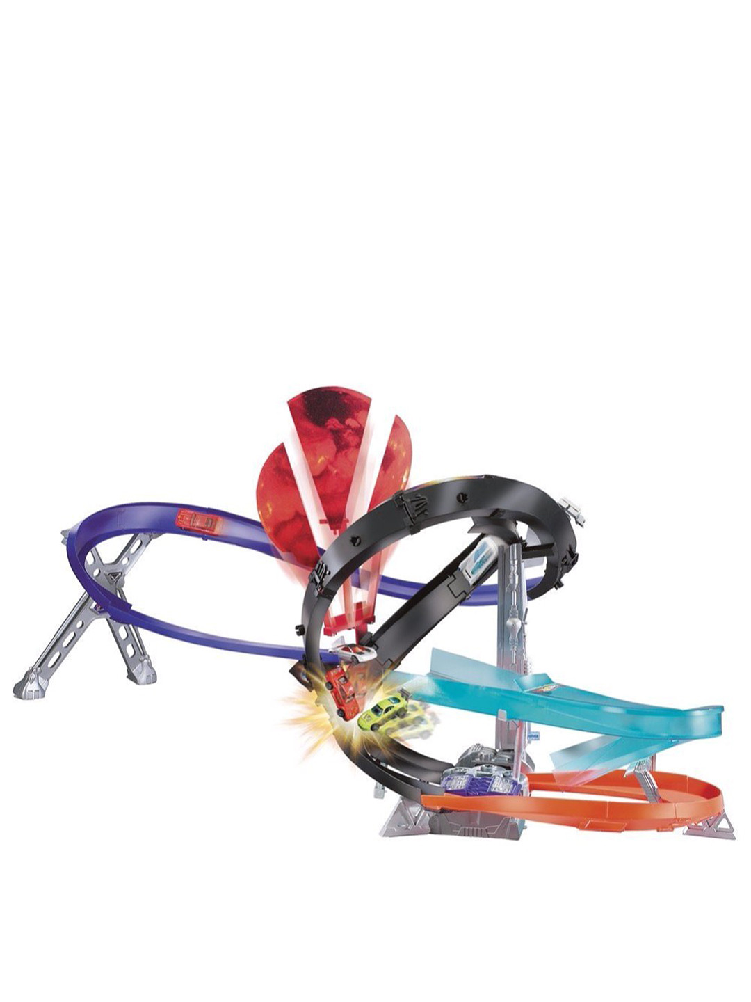 Buy Mattel Multicoloured Hot Wheels Drop Force Track Set Toy Vehicles