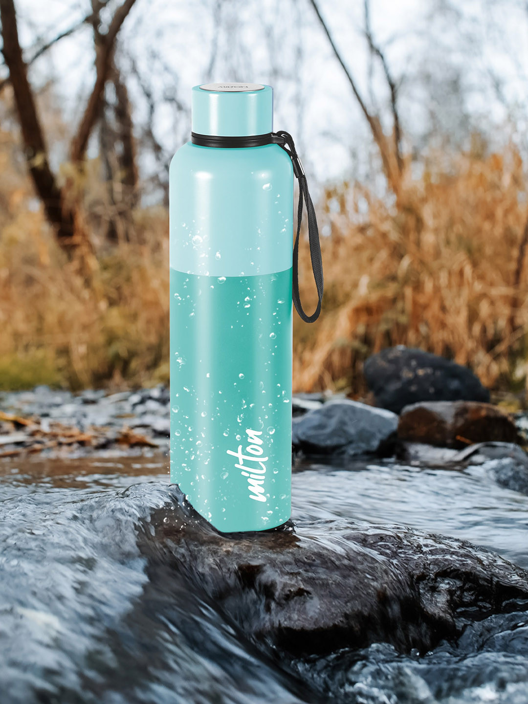Buy Milton Ancy 1000 Aqua Green Thermosteel Water Bottle 1.05 L Water