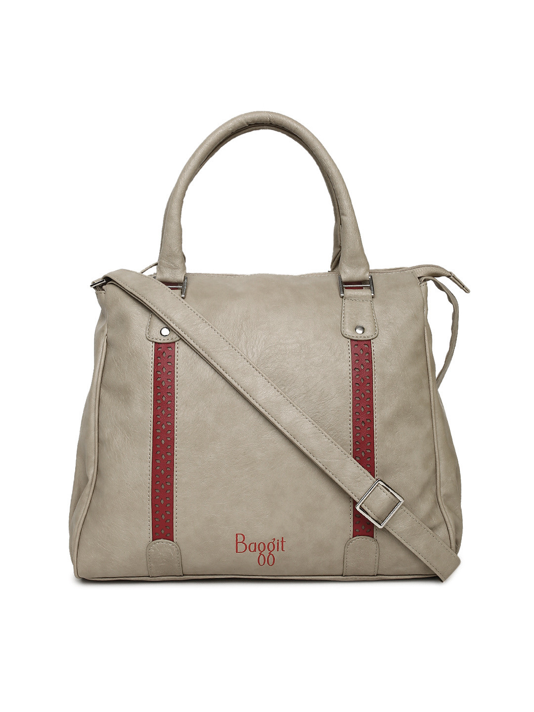 Buy Baggit Grey Solid Handheld Bag Handbags for Women 2236343 Myntra