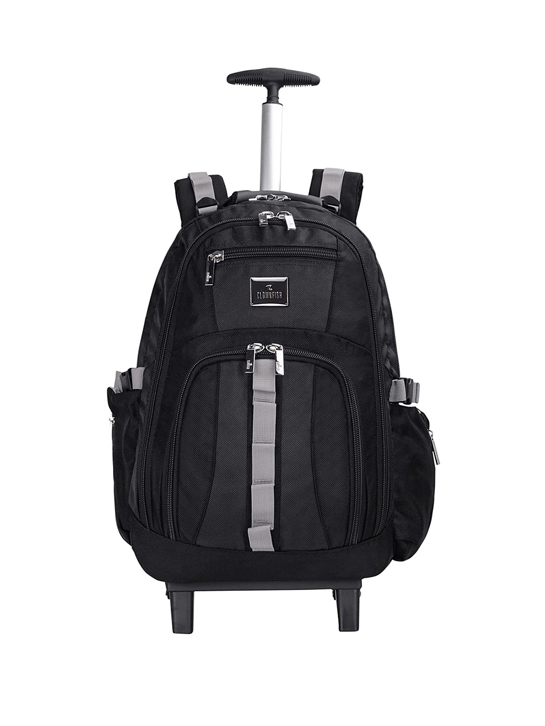 Buy THE CLOWNFISH Water Resistant Two Wheel Laptop Trolley Backpack