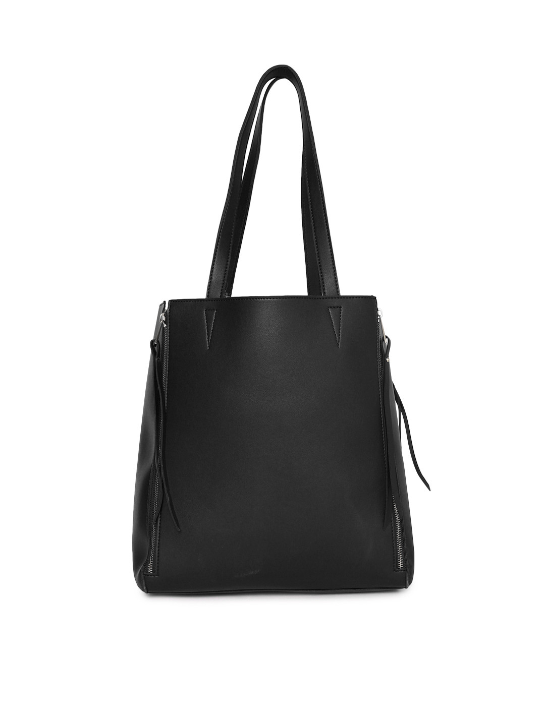 Buy DressBerry Black Solid Tote Bag Handbags for Women 2237264 Myntra