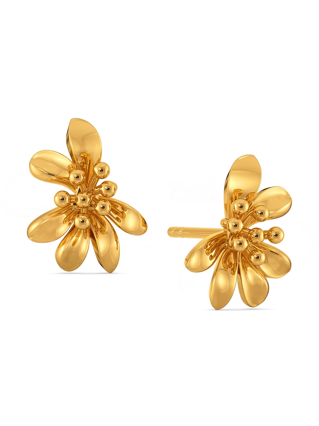 Buy MELORRA Daisy Glory 18KT Gold Stud Earrings 2.22 Gm - Earrings Gold for Women 22385180 | Myntra