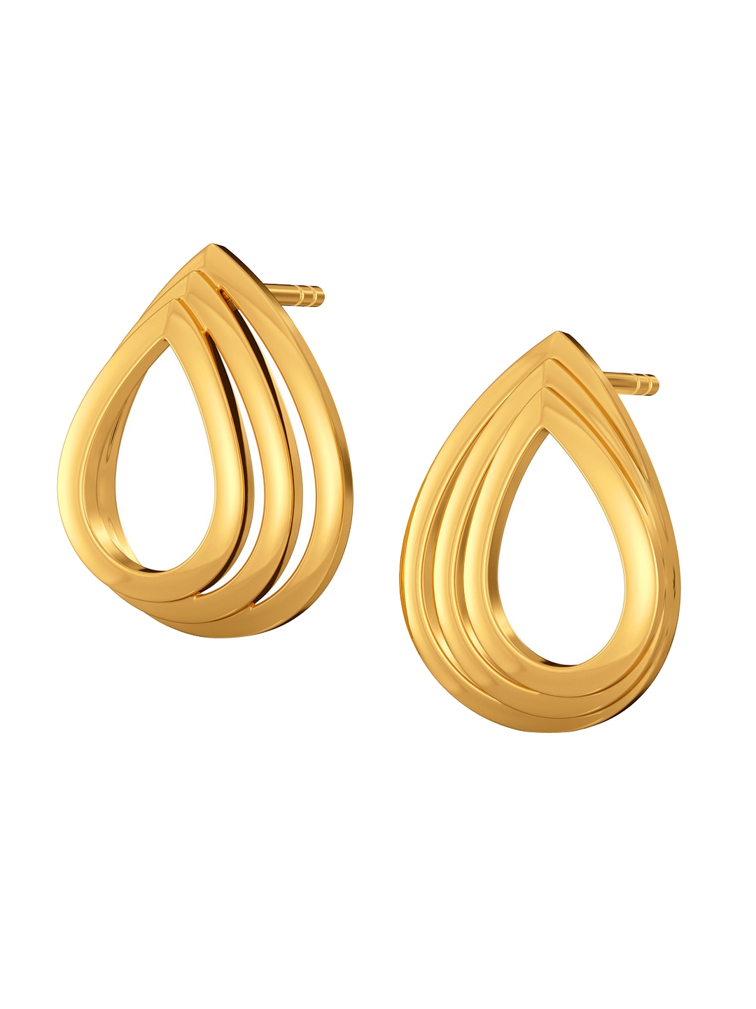 Melorra gold earrings