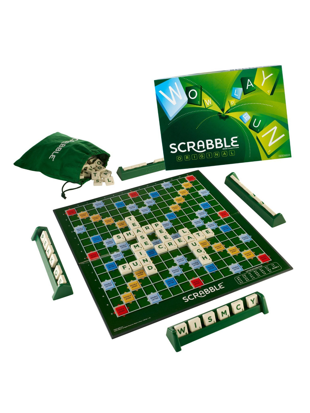 Buy Mattel Multicoloured Scrabble Board Game Activity Toys And Games
