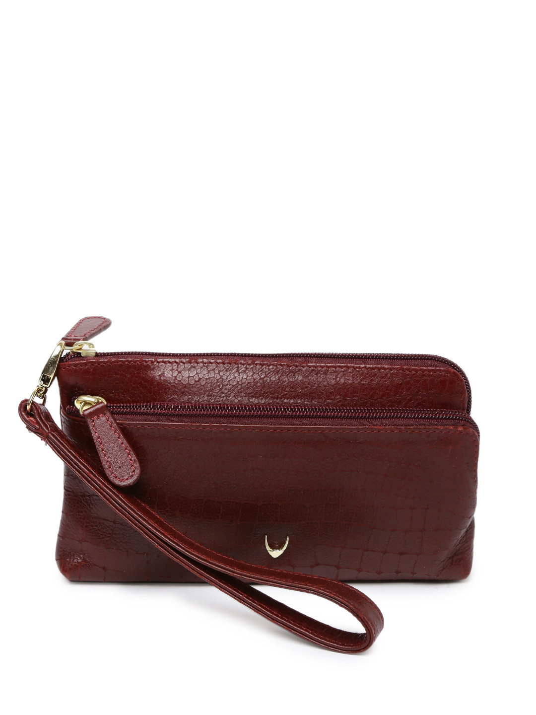 Buy Hidesign Women Red Textured Zip Around Wallet Wallets for Women