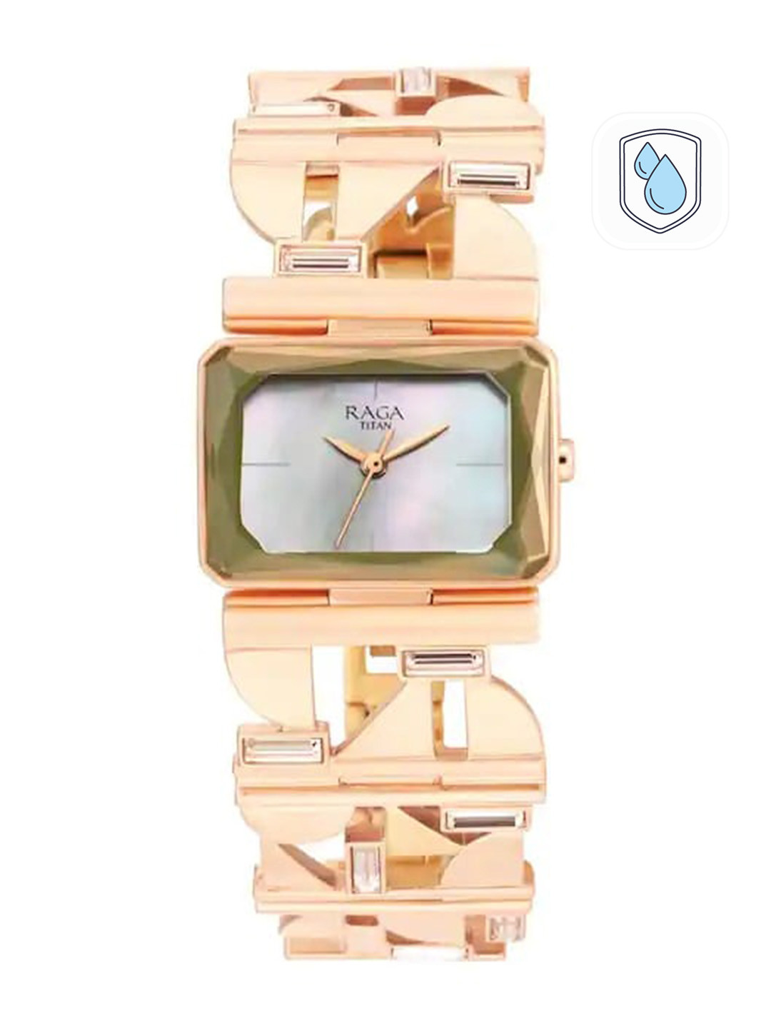 Buy Titan Women Brass Dial & Bracelet Style Straps Analogue Watch