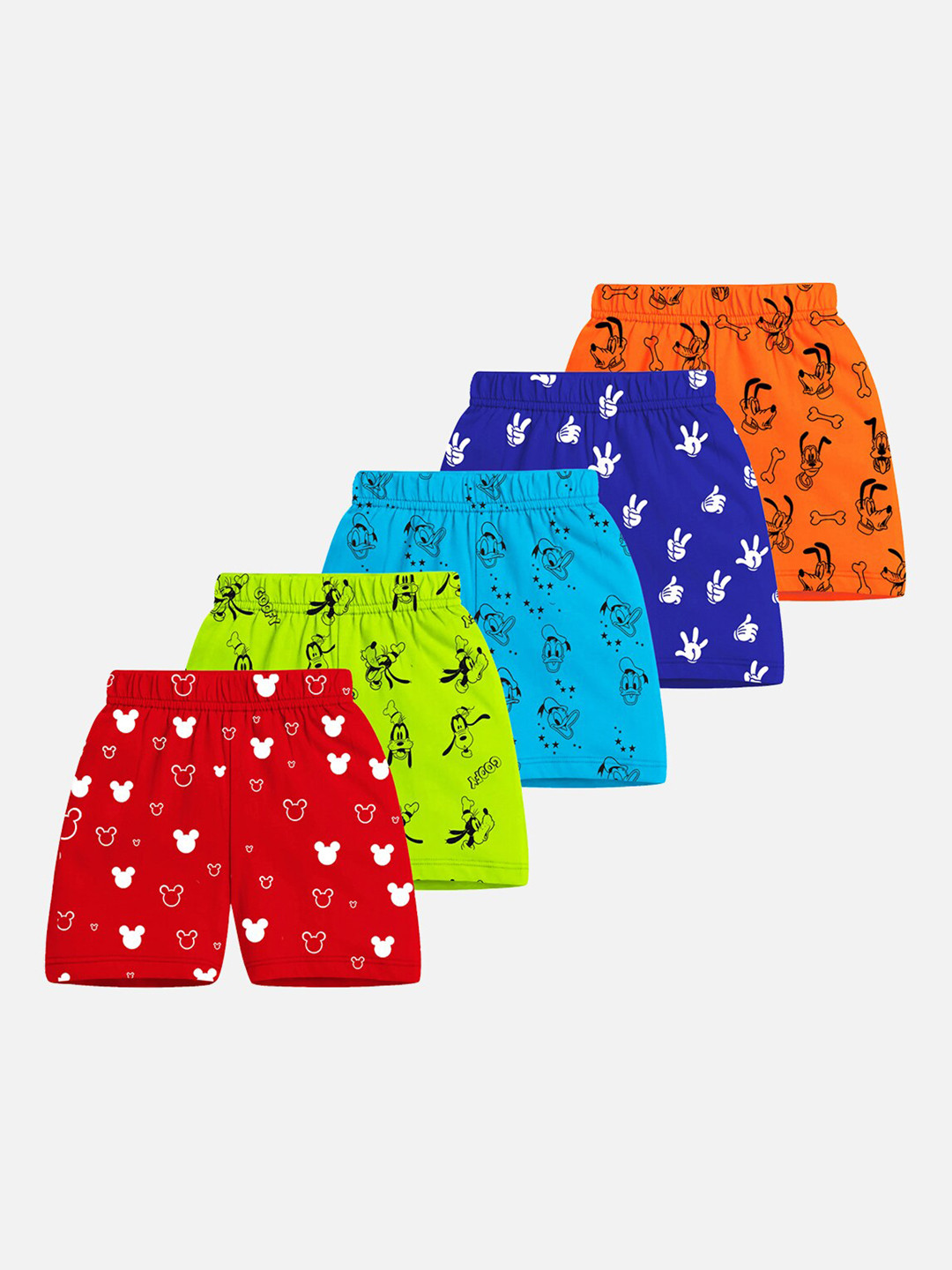 Buy YK Disney Boys Pack Of 5 Printed Disney Shorts Shorts for Boys 22429618 Myntra