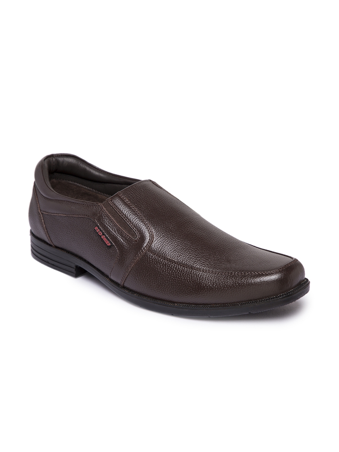 Buy Red Chief Men Brown Genuine Leather Formal Slip Ons Formal Shoes For Men 2243750 Myntra 7087