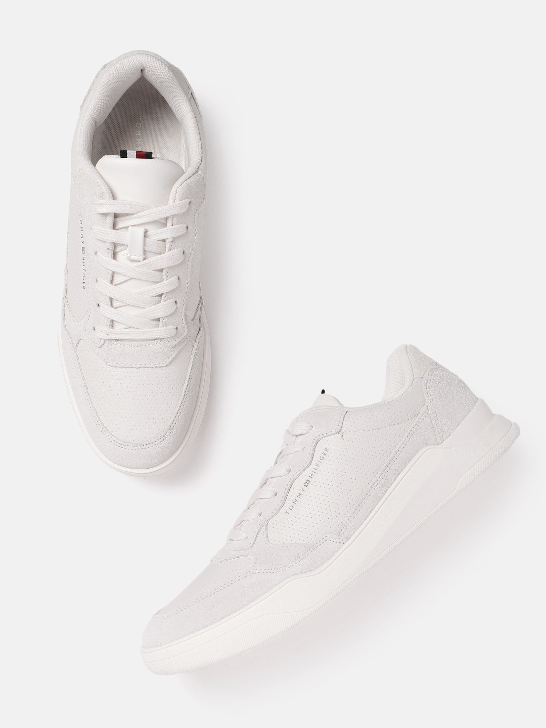 Tommy Hilfiger White Leather Men Sneaker main image 1
