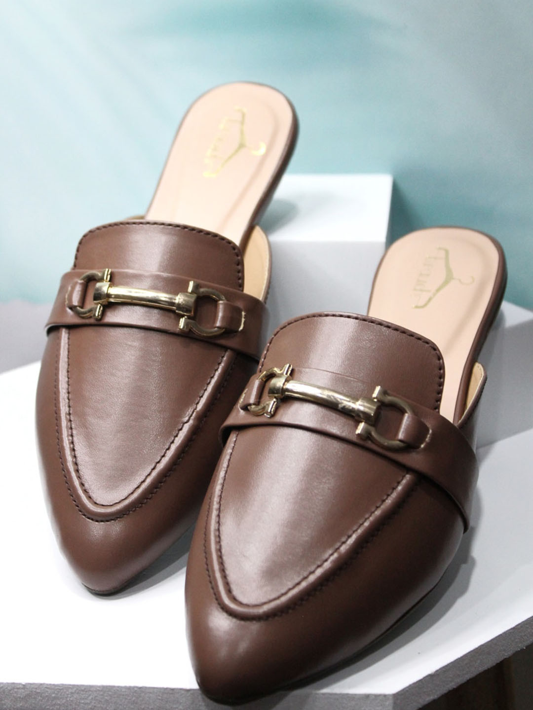 buckle mules womens