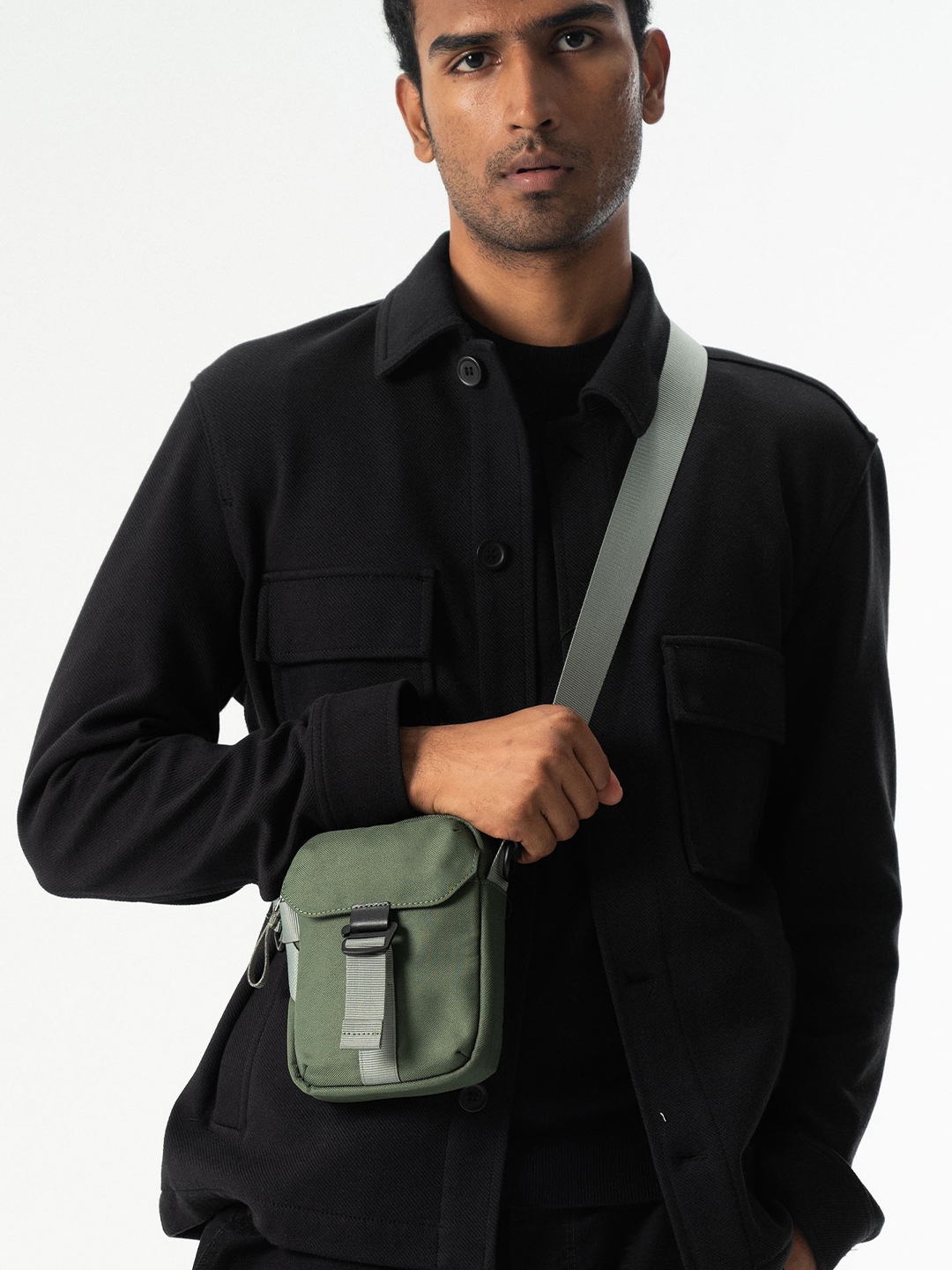 Buy DailyObjects Kelp Recycled Cobble Phone Messenger Bag Messenger