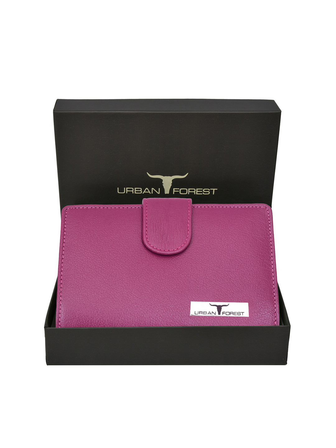 Buy URBAN FOREST Women Leather Three Fold Wallet - Wallets for Women ...