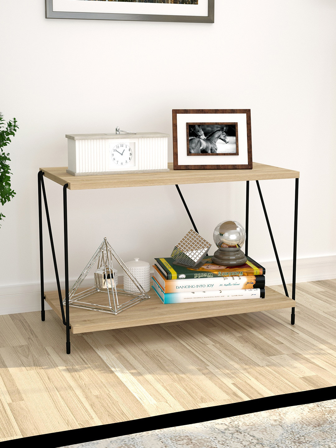 Buy Story@home Camel Brown & Black Textured Ezbo String Rack - Racks ...