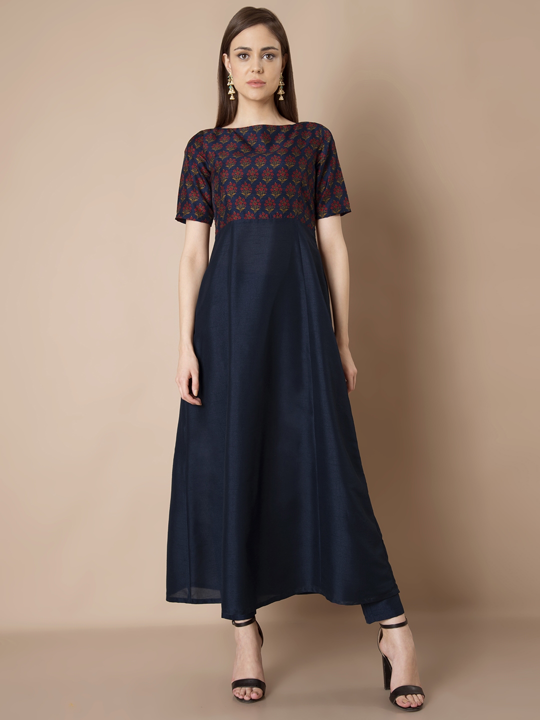 indya blue kurta