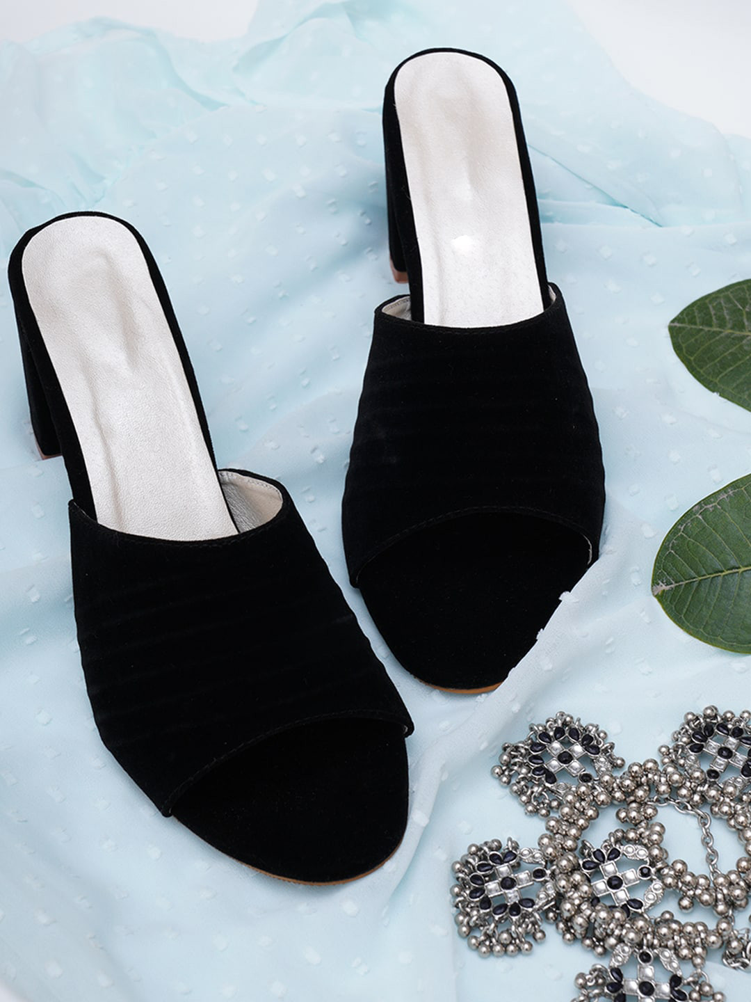 block heels peep toe