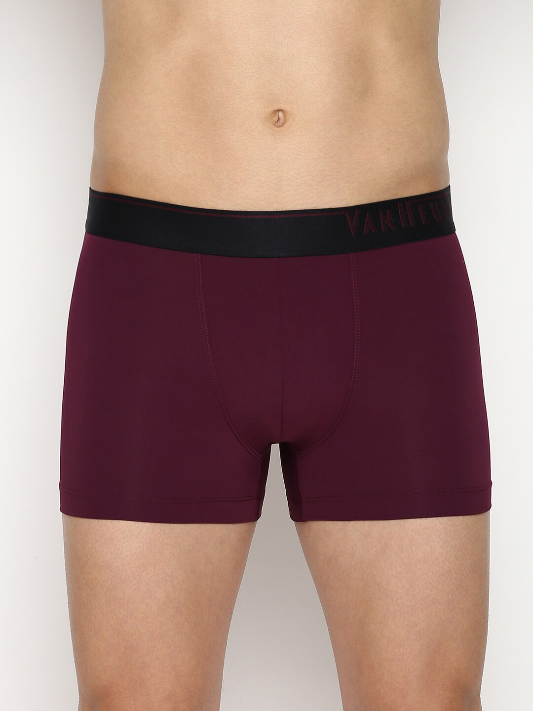 Buy Van Heusen Men Solid 4 Way Stretch Body Defining Fit Trunks Trunk