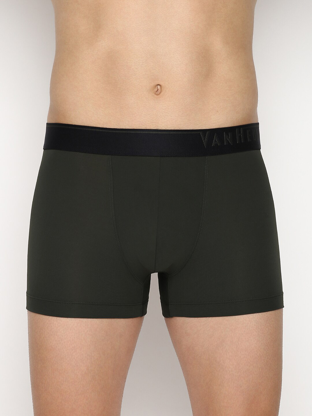 Buy Van Heusen Men Solid 4 Way Stretch Body Defining Fit Trunks Trunk