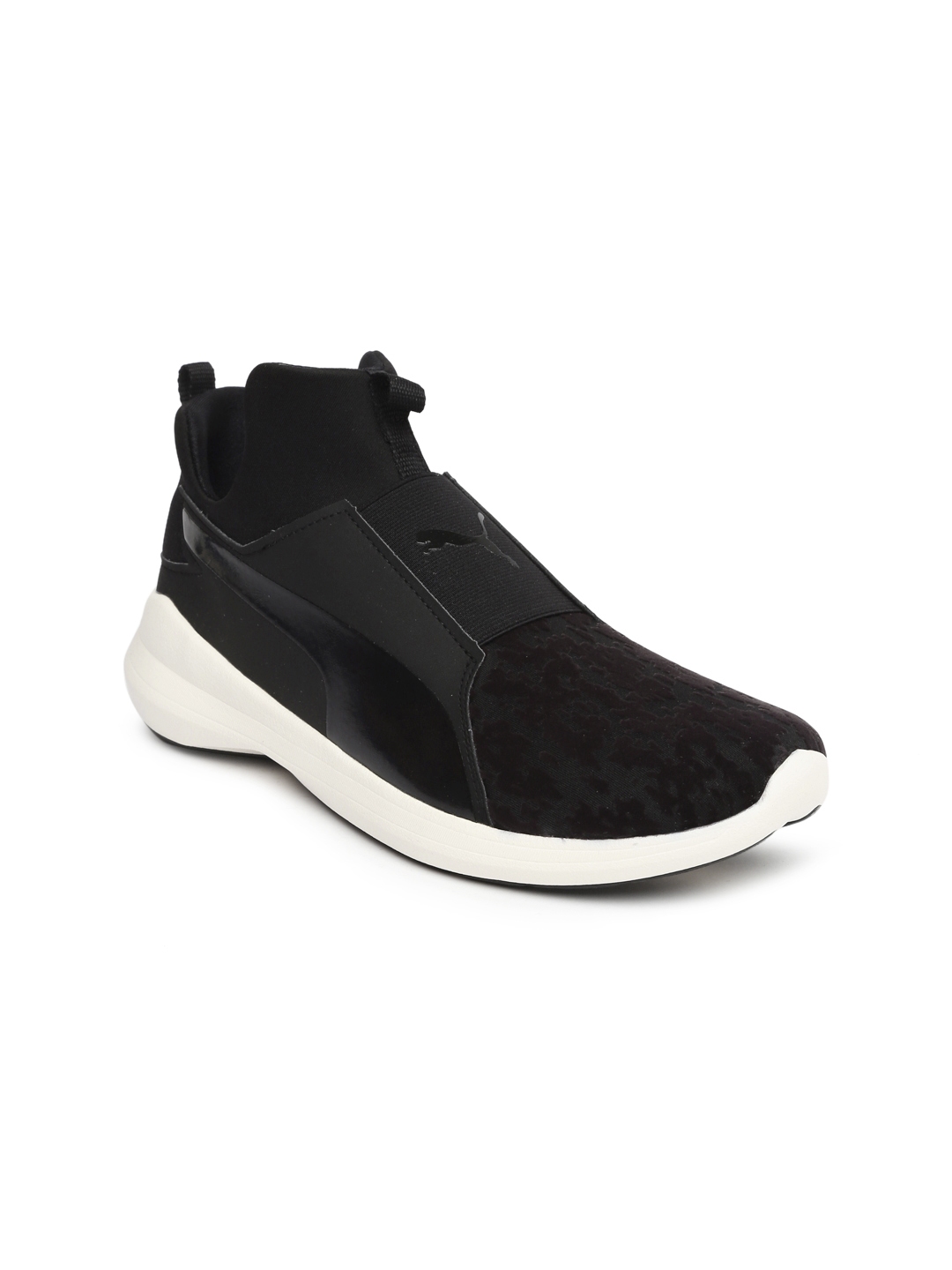 puma slip ons black women
