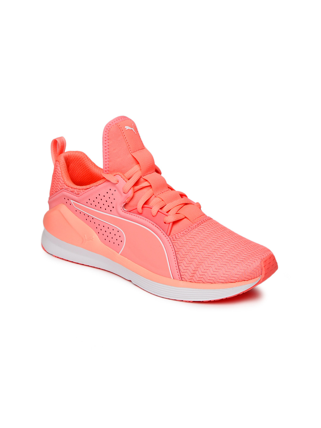 puma peach shoes