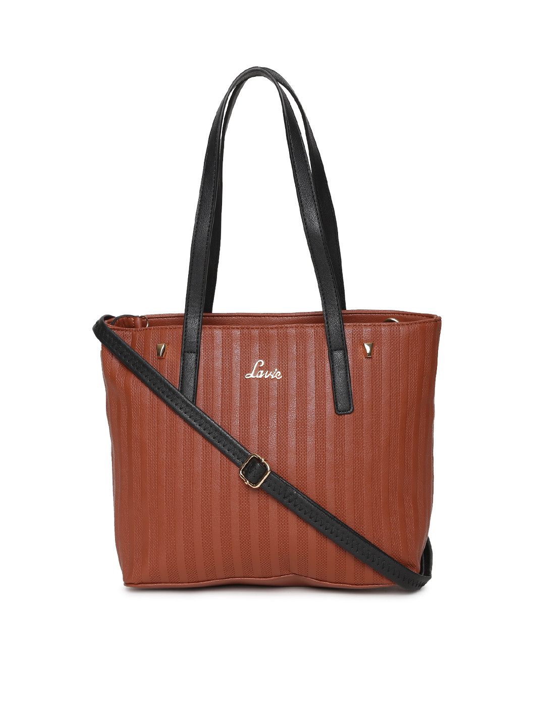 Buy Lavie Brown Textured Shoulder Bag Handbags for Women 2247032 Myntra
