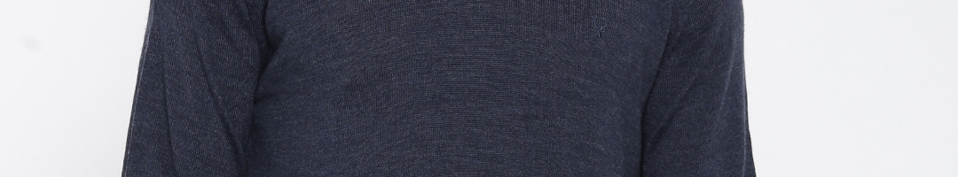Buy Allen Solly Men Navy Blue Solid Sweater - Sweaters for Men 2247797 ...