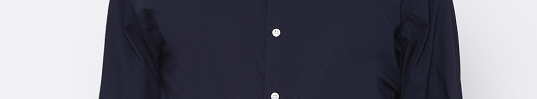 Buy Louis Philippe Men Navy Blue Slim Fit Shirt - Shirts for Men 2247953 | Myntra