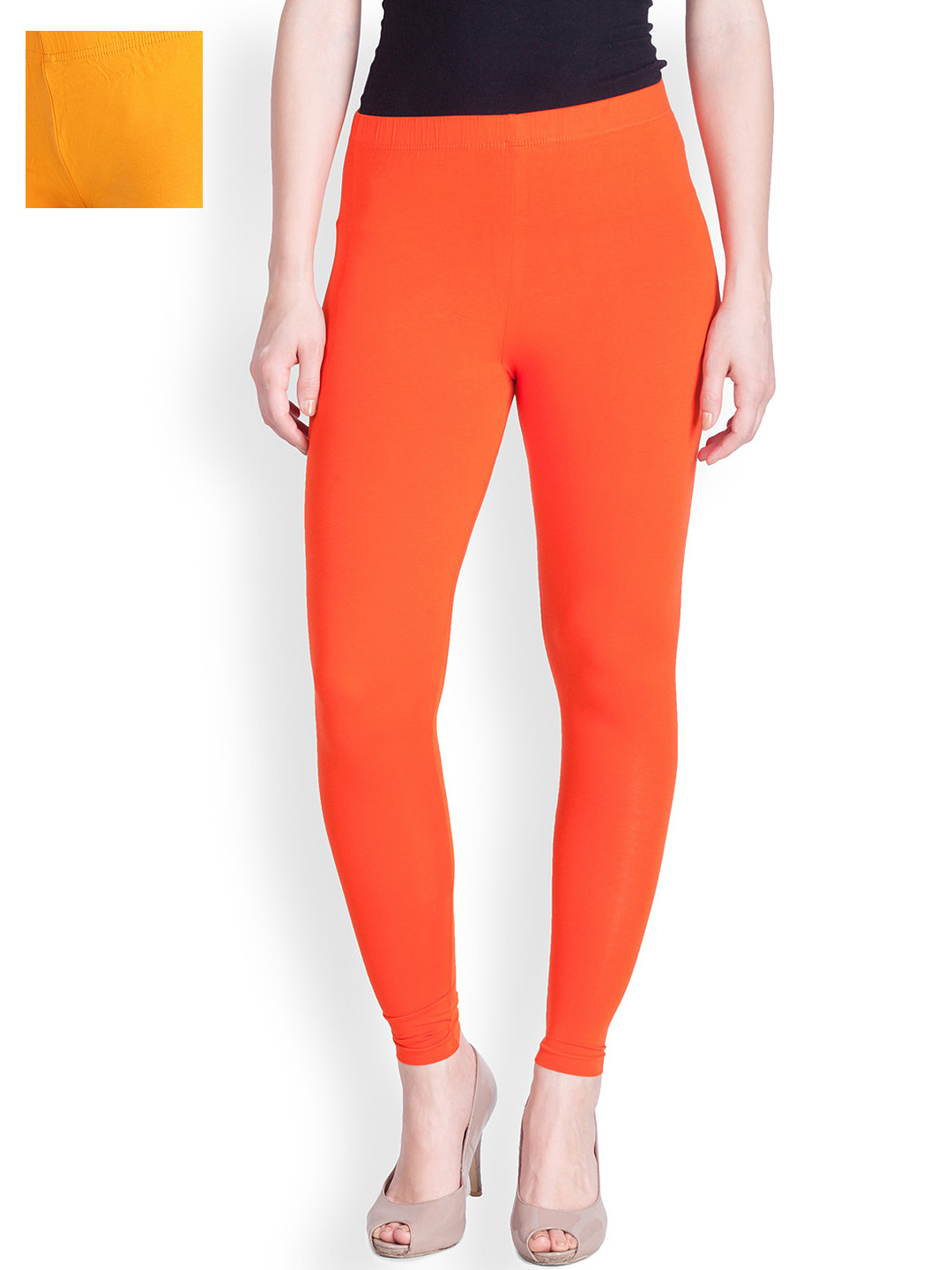 Buy LYRA Red Pack Of 2 Ankle Length Leggings Leggings for Women