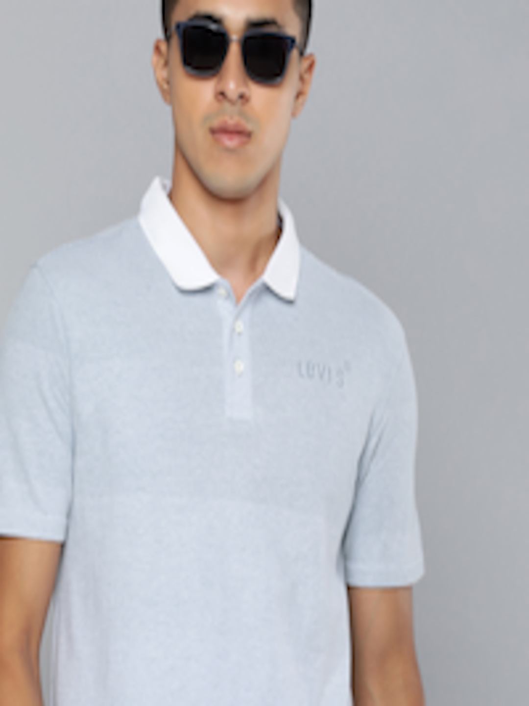 Buy Levis Men Self Design Polo Collar T Shirt - Tshirts for Men ...