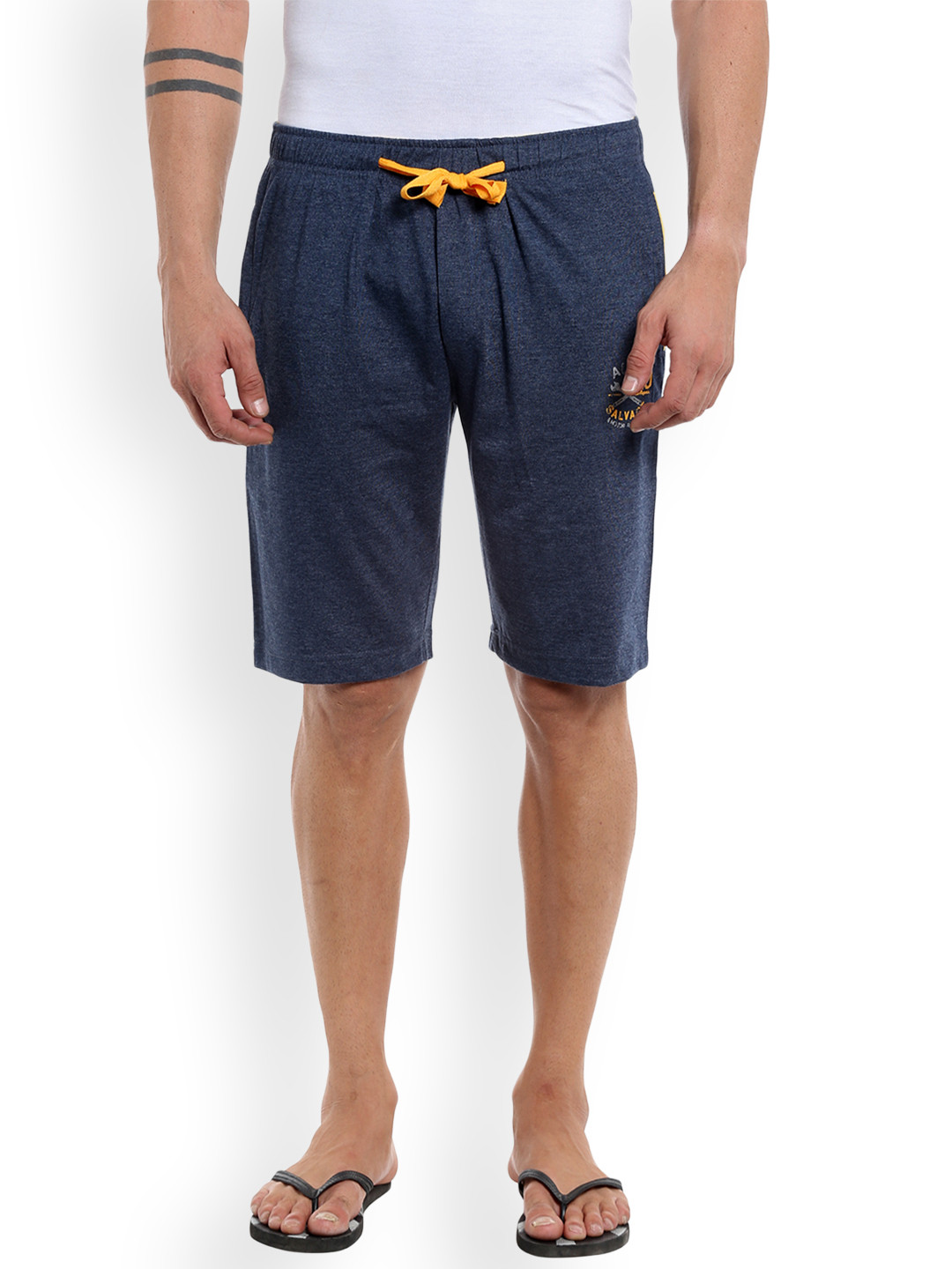 Buy AVOQ Blue Men Lounge Shorts Lounge Shorts for Men 2249025 Myntra