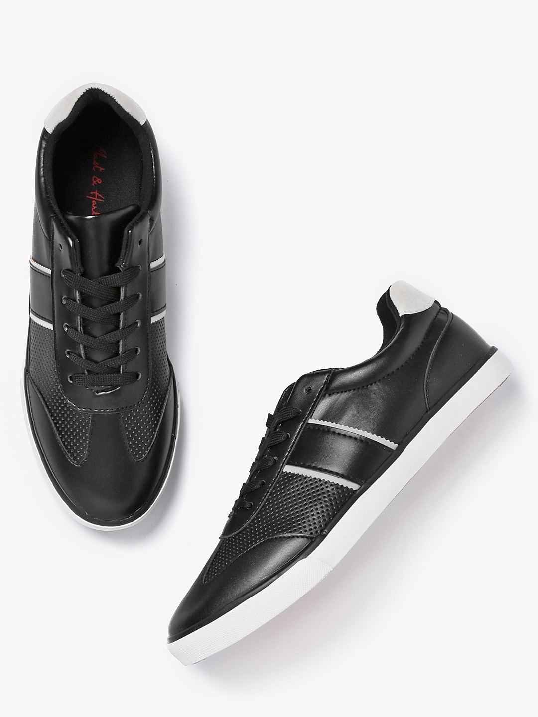 mast and harbour black sneakers