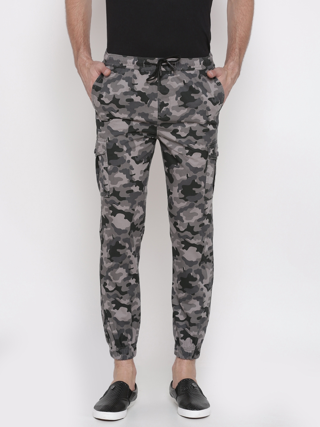 garage camo joggers