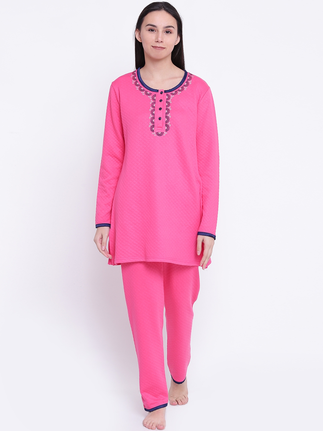 pink night suit for women