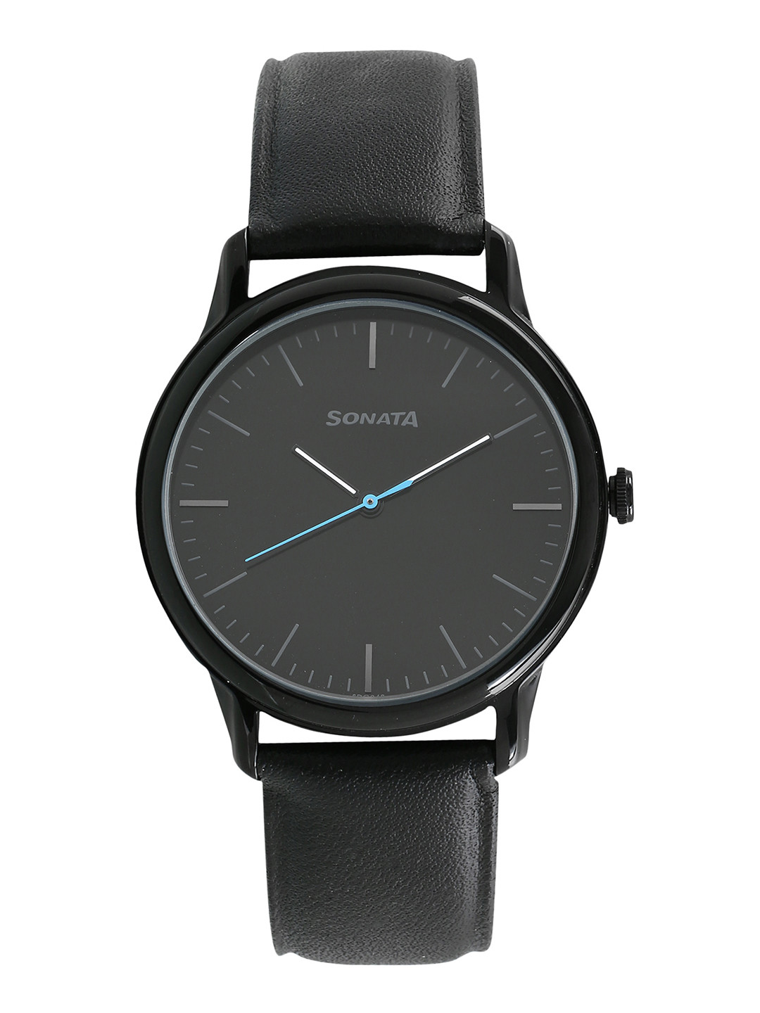 Buy Sonata Sleek Men Black Analogue Watch 7128NL01 - Watches for Men ...