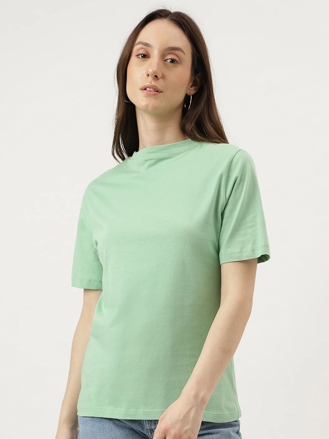 Buy Marks & Spencer Round Neck Pure Cotton T Shirt Tshirts for Women