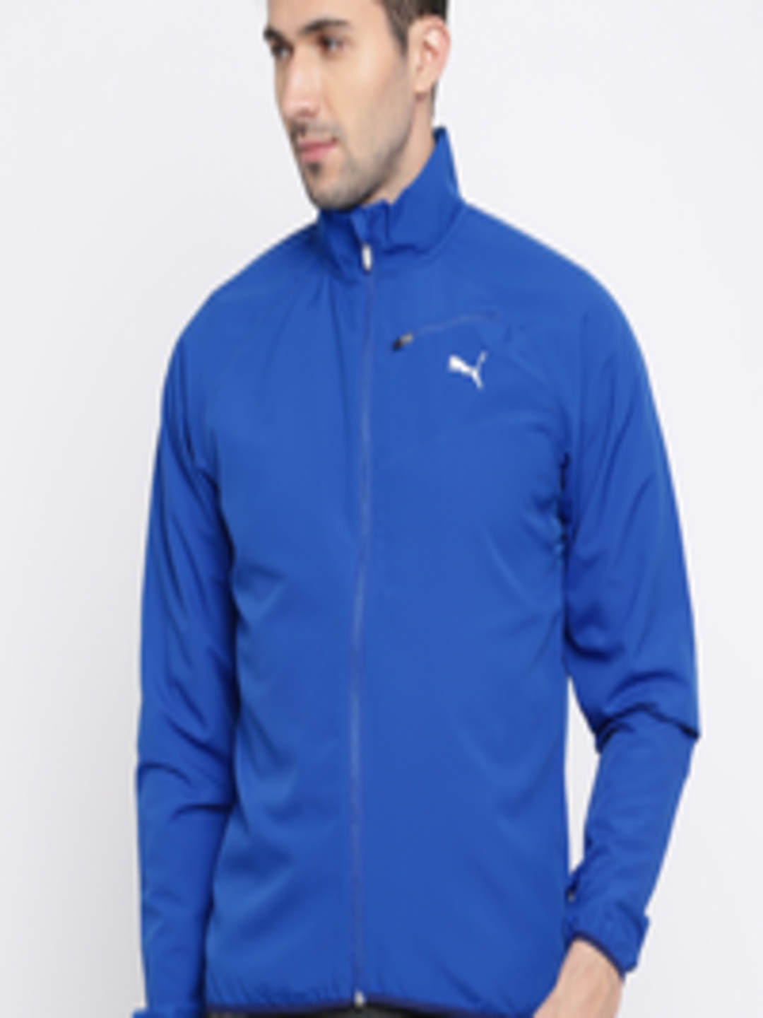 Buy Puma Men Blue Solid Sporty Track Jacket - Jackets for Men 2252298 ...